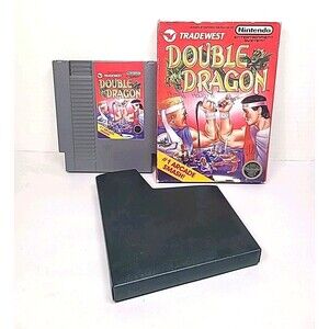 Double Dragon (Nintendo Entertainment System, 1988) Box & Cartridge